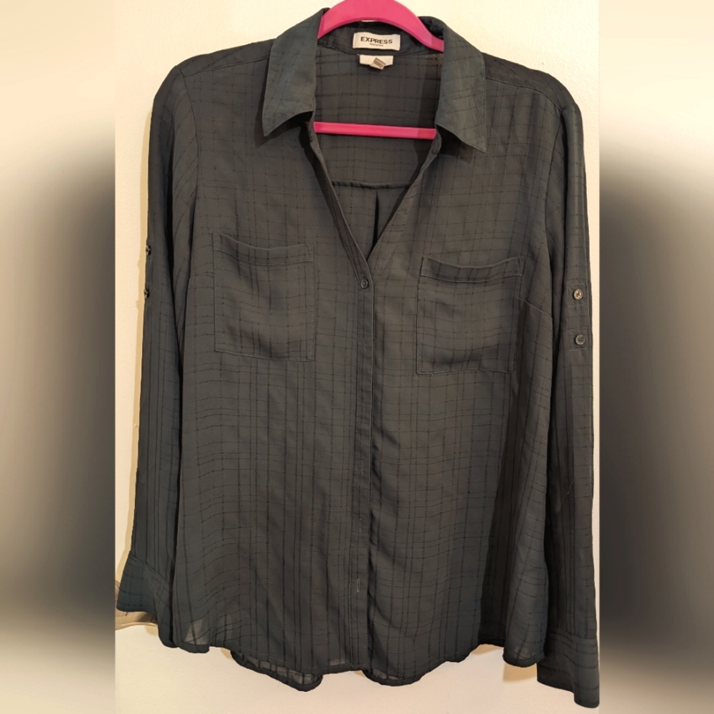 Express Portofini Slim Fit Shirt Blouse